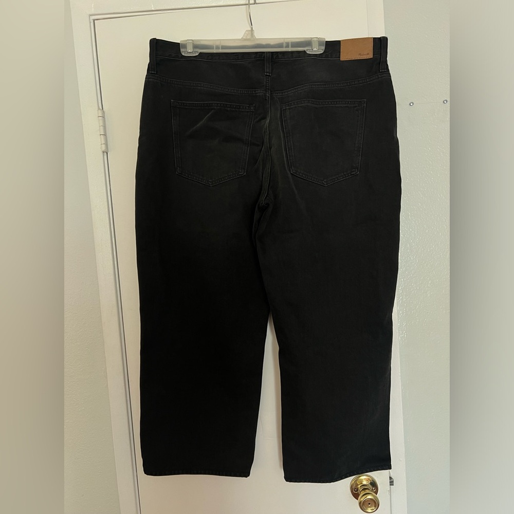 Madewell Women's Straight Leg Jeans - Black - Picture 6 of 7